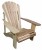 Classic Adirondack Hardwood Chair in Iroko