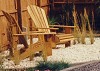 Adirondack Chairs in Iroko in a Cambridge city garden