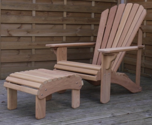 Classic Adirondack Hardwood Chair in Iroko