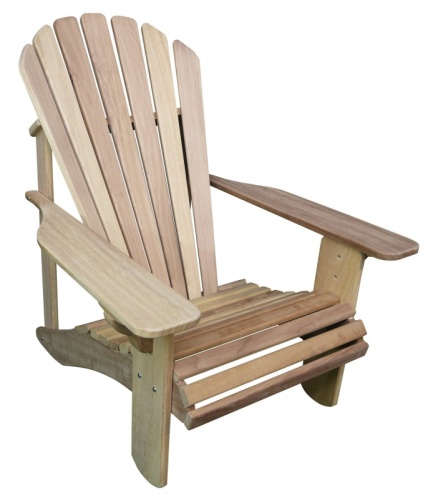 Classic Adirondack Hardwood Chair in Iroko