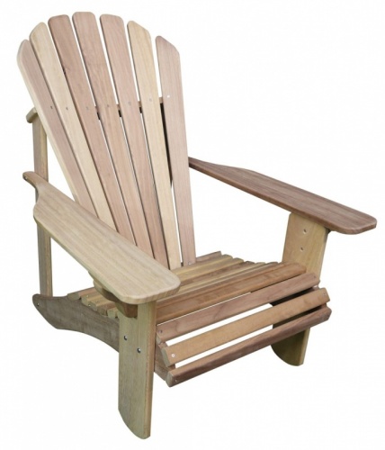 Basic Adirondack Hardwood Chair In Iroko