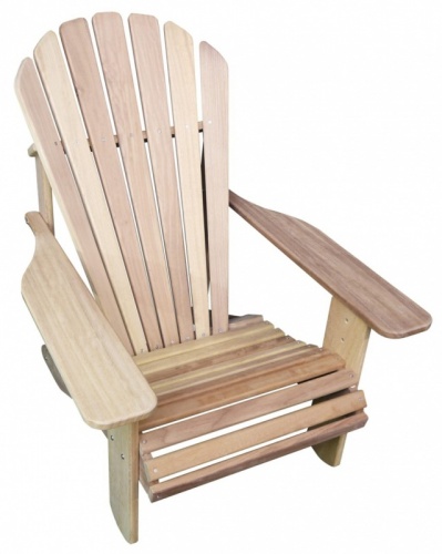 Basic Adirondack Hardwood Chair In Iroko