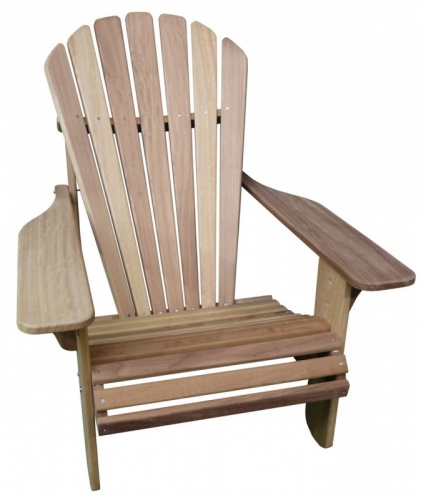 Basic Adirondack Hardwood Chair In Iroko